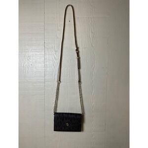 Michael Kors Crossbody Women's Chain Brown Monogram Small Bag